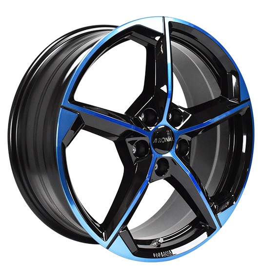 Ronal R66 BLACK-BLUE 