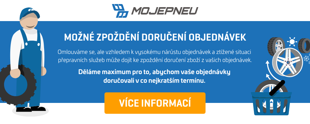 Možné zpoždění doručování objednávek